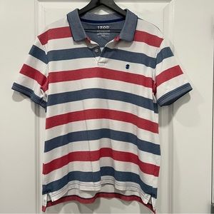 Izod Striped Polo Shirt Men’s Size XL